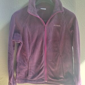 Columbia PINK Full-Zip Fleece